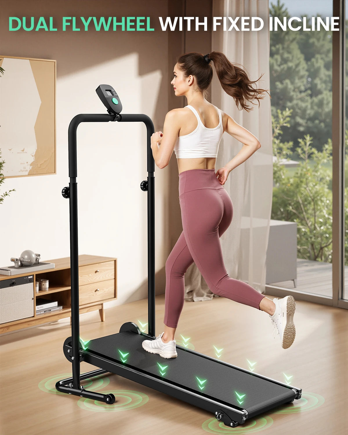 Modien - Loopband zonder Stroom – Effectieve Cardio voor Thuis & Sportschool
